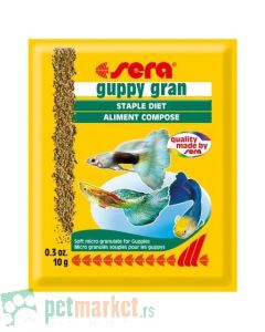 Sera: Hrana za gupike Guppy Gran, 10 gr