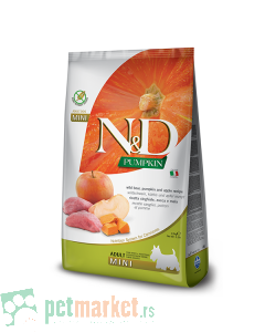 N&D Pumpkin: Hrana za pse Mini Adult, Bundeva & Divlja Svinja