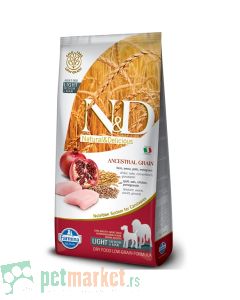 N&D Low Grain: Medium/Maxi Light, Piletina & Nar