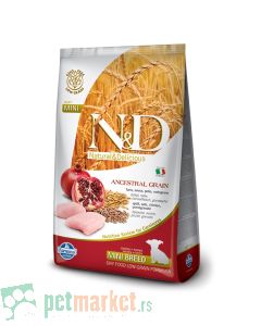 N&D Low Grain: Mini Puppy, Piletina & Nar 