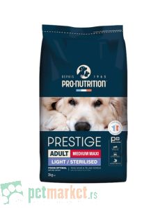 Pro Nutrition Prestige: Hrana za odrasle pse Medium Maxi Light Sterilised