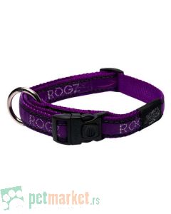 Rogz: Ogrlica za pse Purple Chrome