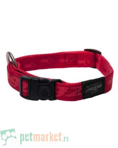 Rogz: Ogrlica za pse Alpinist, crvena