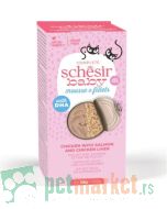 Schesir Baby: Hrana za mačiće u vidu musa Baby Cat Multipack Mousse, 3 x 55 gr