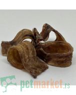 Crazy Pet Lovers: Sušeni goveđi grkljan Natural Dried Beef Trachea, 5 kom