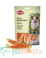 Trixie: Zečije uši sa piletinom Snack Rabbit Ears, 80 gr