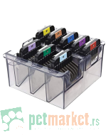 Moser: Set metalnih graničnika za mašinice Max 45/50, Class, Wahl KM10