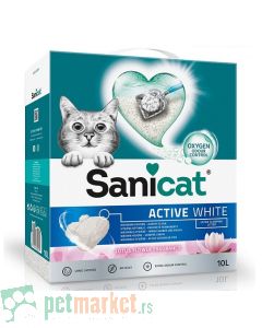 Sanicat: Grudvajući posip Active White Lotus