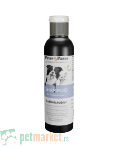 Paws and Paws: Antimikrobni šampon sa hlorheksidin diglukonatom Antimicrobal, 250 ml