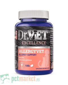 Dr.Vet: Preparat za podršku kod alergija Allergyvet, 100 tabl