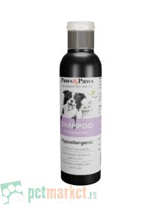 Paws and Paws: Šampon za pse i mačke sa problematičnom kožom Hipoallergenic, 250 ml