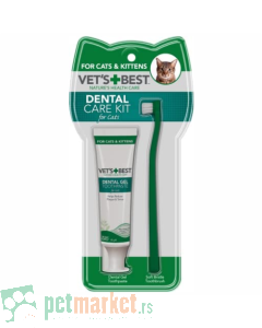 Vet’s Best: Komplet za pranje zuba za mačke Cat Dental Kit