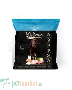 Mediteran Nature: Poluvlažna hrana za štence Delicias, 800 gr