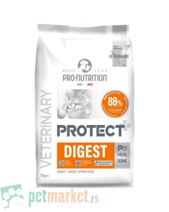 Pro Nutrition Protect: Veterinarksa hrana za mačke Digest, 2 kg