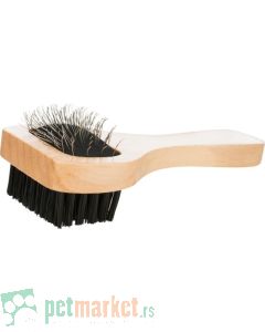 Trixie: Dvostrana drvena četka Pin/Bristle Brush