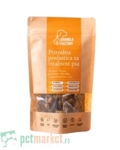Granola Factory: Prirodna poslastica za vitalnost psa Orange, 100 gr