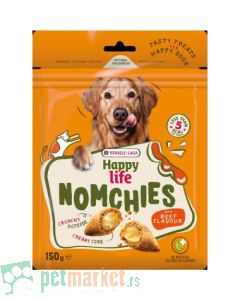 Happy Life: Hrskava poslastica sa krem punjenjem Nomchies, Govedina, 150 gr