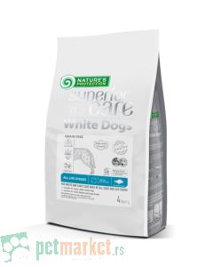 Nature's Protection Superior Care: White Dog Adult All Breed, Bela riba, Hrana za bele pse