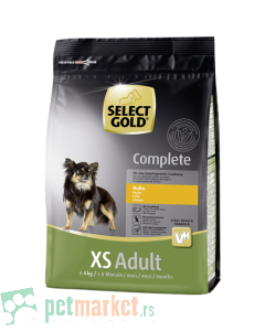 Select Gold: Hrana za odrasle pse toy rasa Complete XS Adult Piletina, 1 kg