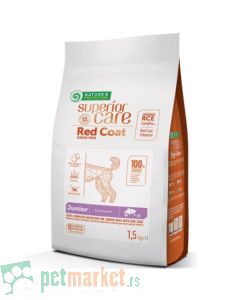 Nature's Protection Superior Care: Red Coat Grain Free Small Junior, Losos, Hrana za riđe mlade pse malih rasa 