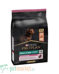 Pro Plan: Hrana za štence Medium Puppy Sensitive Skin, Losos, 12 kg