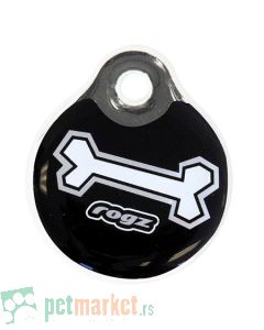 Rogz: ID privezak za pse Black Bone