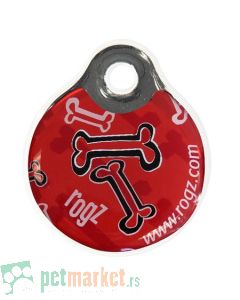 Rogz: ID privezak za pse Red Bone