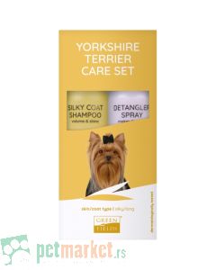 Greenfields: Set za negu duge dlake Yorkshire Terrier Care Set, 2x250 ml