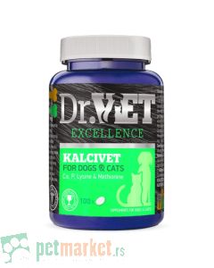 Dr.Vet: Suplement za razvoj mladih životinja, skotnost i laktaciju Kalcevet, 100 tabl