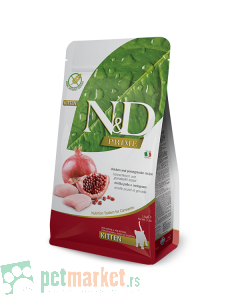 N&D Prime: Hrana za mačiće Kitten Cat, Piletina i Nar
