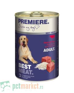 Premiere: Konzerva za pse Adult Best Meat, 400 gr