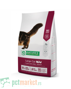 Nature's Protection: Hrana za odrasle mačke velikih rasa Adult Large Cat, 2 kg