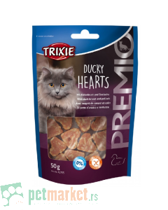 Trixie: Poslatica za mačke sa pačetinom Duccky Hearts, 50 g