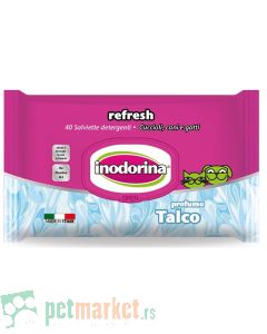 Inodorina: Vlažne maramice Refresh Talcum