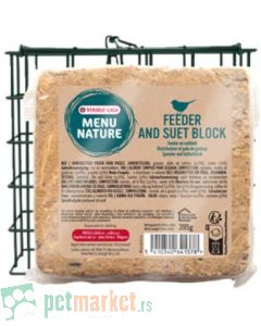 Menu Natura: Hranilica i masni blok za divlje ptice Feeder & Suet Block