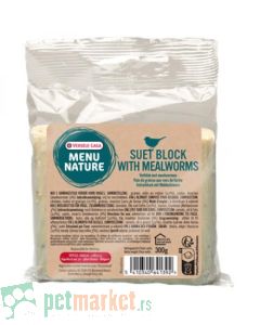 Menu Nature: Masni blok sa brašnastim crvima Suet Block with Mealworms, 300 gr