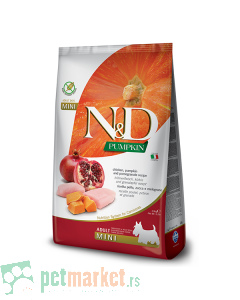 N&D Pumpkin: Hrana za pse Mini Adult, Bundeva & Piletina