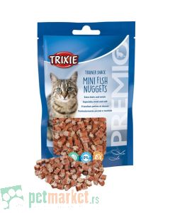 Trixie: Zalogajčići sa piletinom, tunom i macinom travom Mini Fish Nuggets, 50 gr