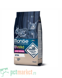 Monge Bwild: Hrana za mačiće Kitten Low Grain, 1.5 kg