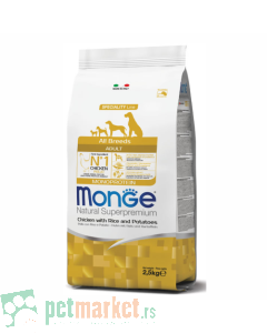 Monge: Hrana za odrasle pse All Breeds Adult, Piletina