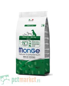 Monge: Hrana za pse velikih rasa Daily Maxi Adult, Piletina
