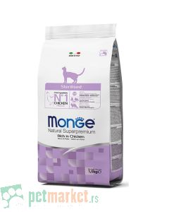 Monge: Hrana za setrilisane mačke Natural Sterilised, Piletina