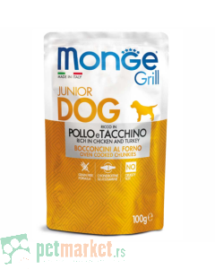 Monge: Preliv za štence Grill Puppy & Junior, 100 gr