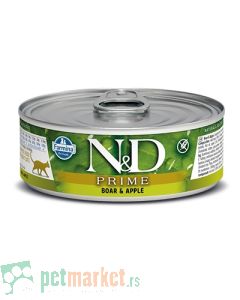 N&D: Vlažna hrana za mačke Prime, 12 x 70 gr