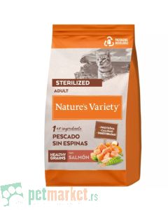Nature’s Variety Healthy Grain: Hrana za mačke Sterilized Cat, Losos