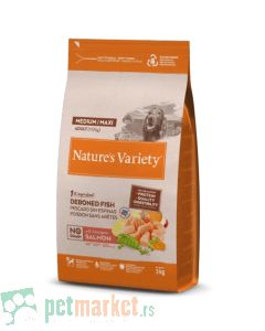 Nature’s Variety No Grain: Hrana za pse Adult Medium/Maxi, Losos