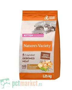 Nature’s Variety No Grain: Hrana za mačiće Kitten, Piletina