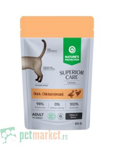 Nature’s Protection: Sos bez žitarica za sterilisane mačke Adult Cat Urinary, 85 gr x 12 kom