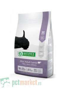 Nature`s Protection Super Premium: Hrana za odrasle pse malih rasa Mini Adult, Jagnjetina