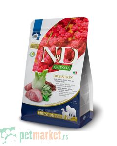 N&D Quinoa: Hrana za pse za podršku varenju Med/Max Adult Digestion, Jagnjetina & Kinoa